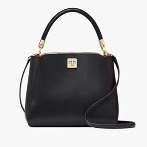 KATE SPADE - Phoebe Black Medium Top Handle Satchel - NEW, with Tags